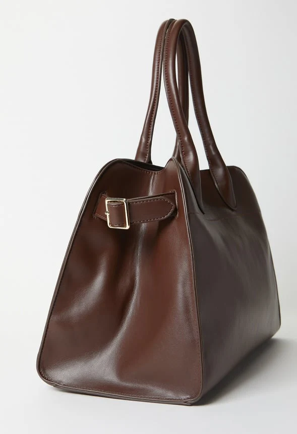 Structured Top Handle Tote - Image 4
