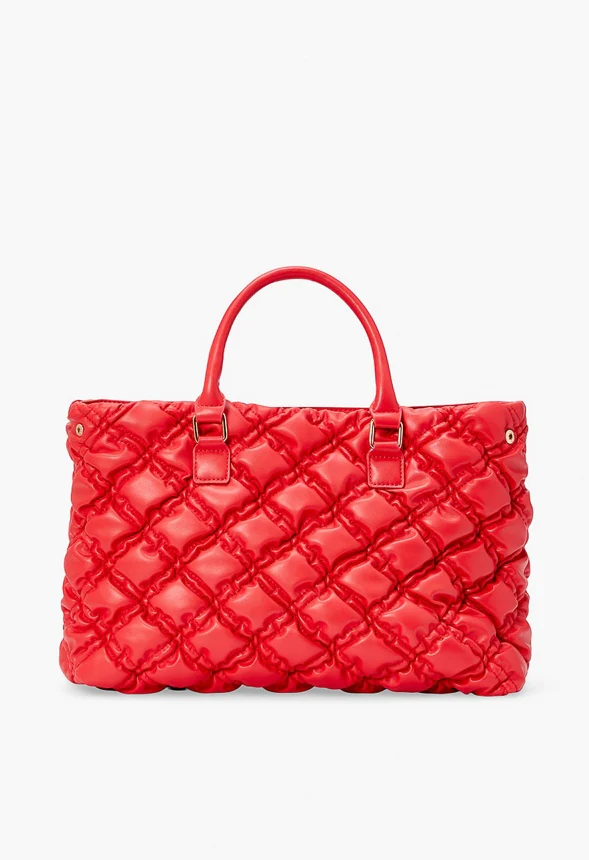 Stud Quilted Satchel - Image 5