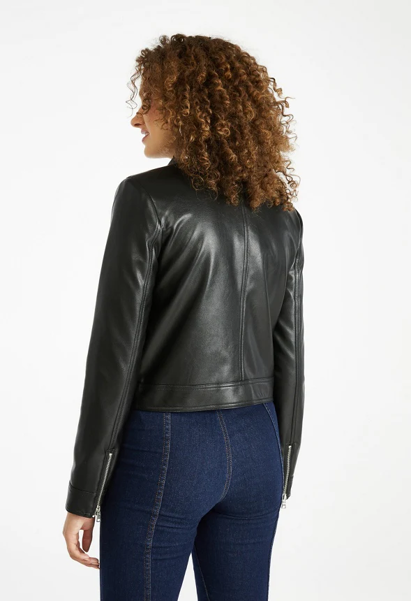 Studded Leather Jacket - Image 3