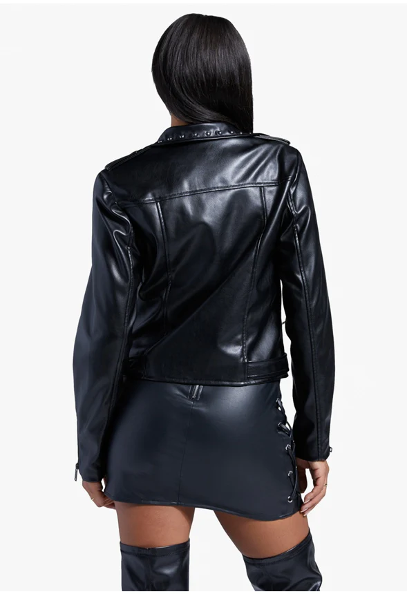 Studded Moto Jacket - Image 2