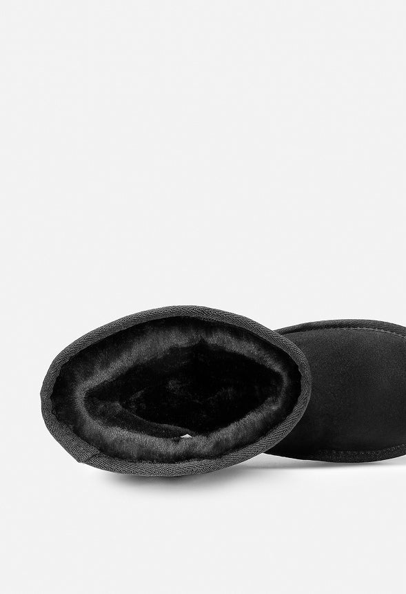 Suede Faux Fur Snow Boot - Image 4