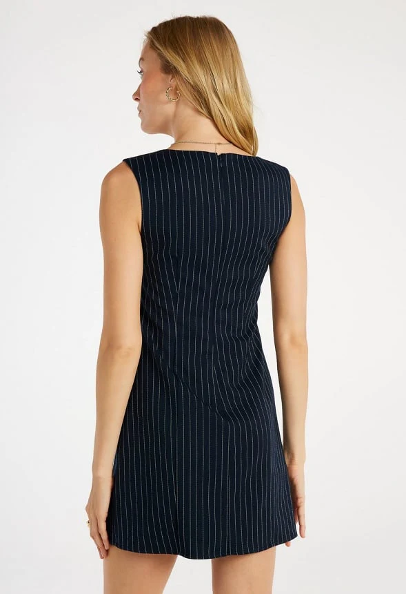 Suiting Square Neck Mini Dress - Image 2
