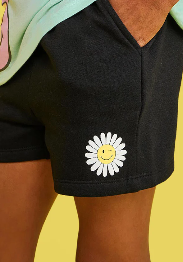 Sunflower Icon Fleece Shorts - Image 2