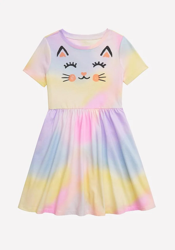 Sunset Cat Fit & Flare Dress - Image 2