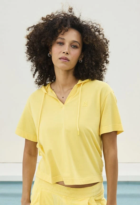 Supima Short Sleeve Hoodie Shirt