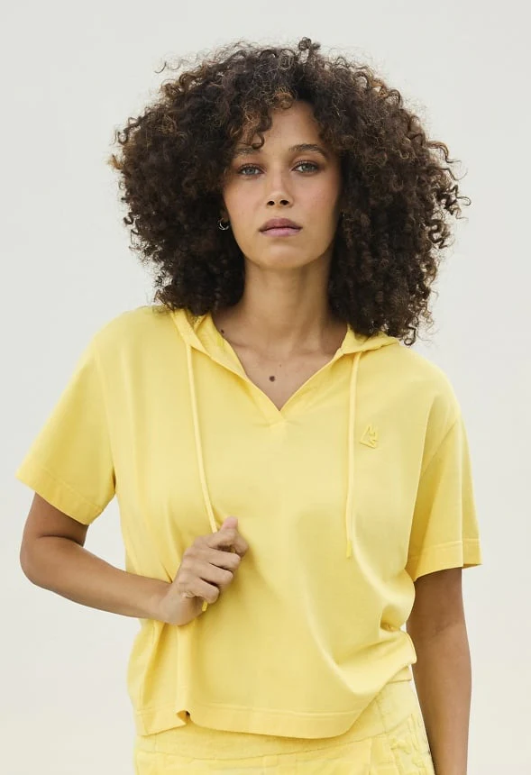 Supima Short Sleeve Hoodie Shirt - Image 3