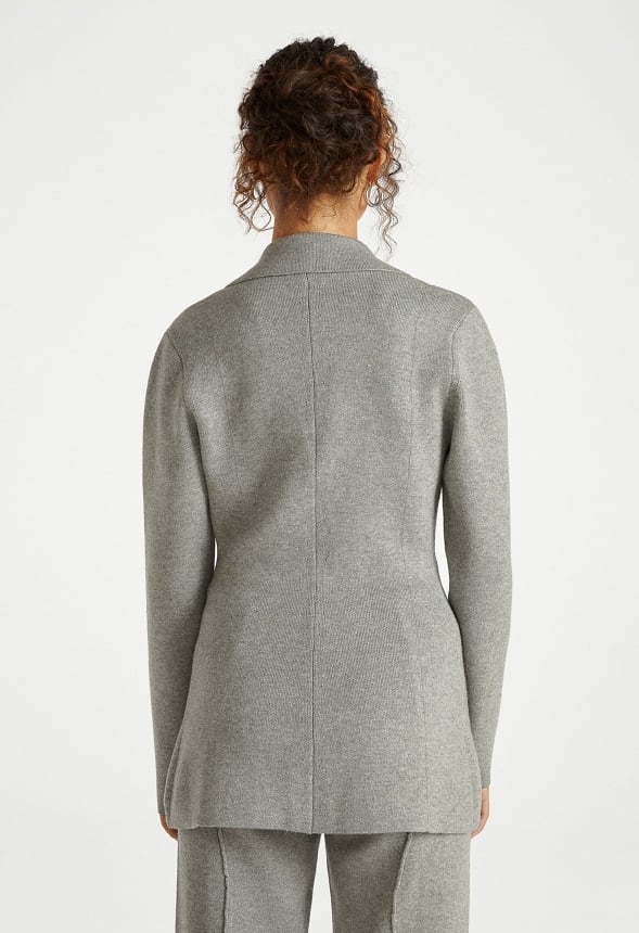 Knit Sweater Blazer - Image 3