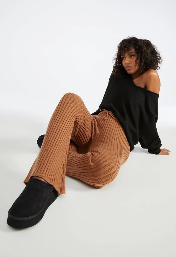 Sweater Knit Pants - Image 5