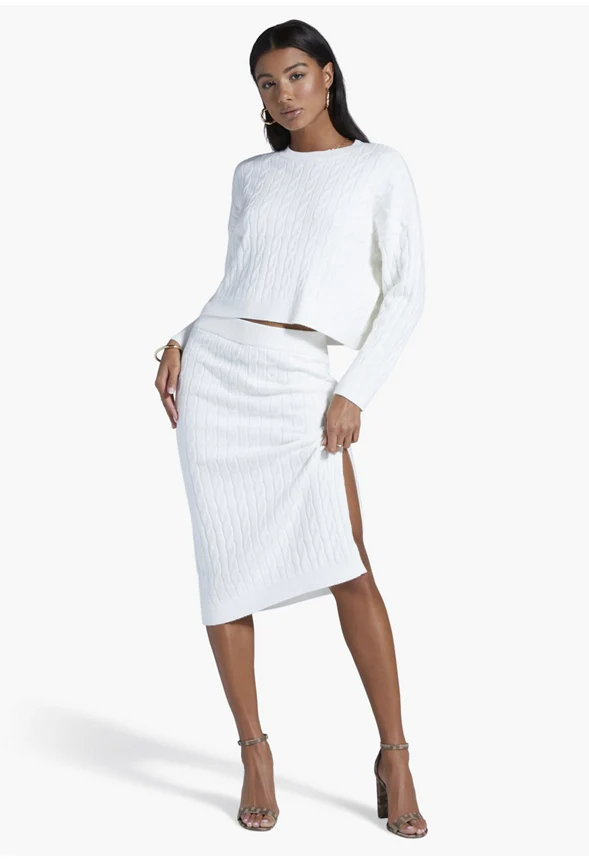Sweater Midi Skirt - Image 4