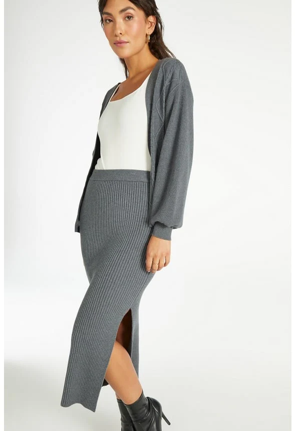 Sweater Midi Skirt - Image 3