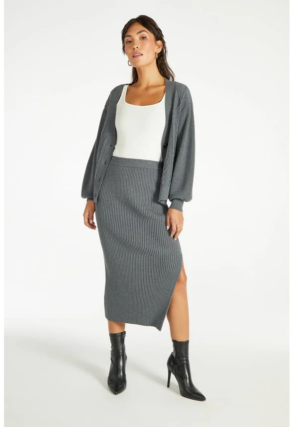Sweater Midi Skirt - Image 4