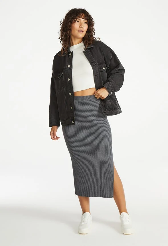 Sweater Midi Skirt - Image 5