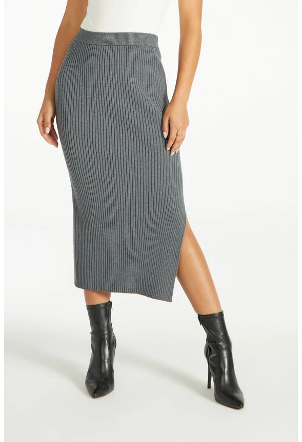 Sweater Midi Skirt - Image 7