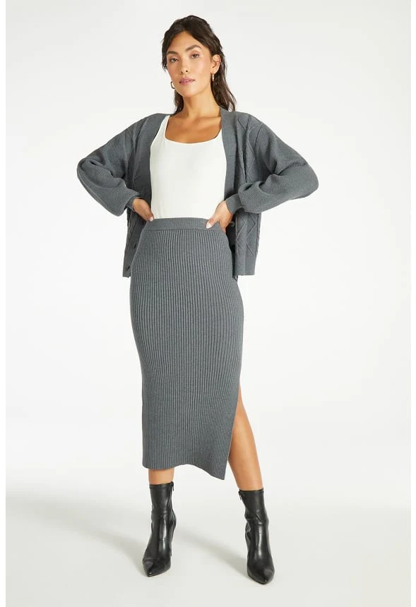 Sweater Midi Skirt - Image 9