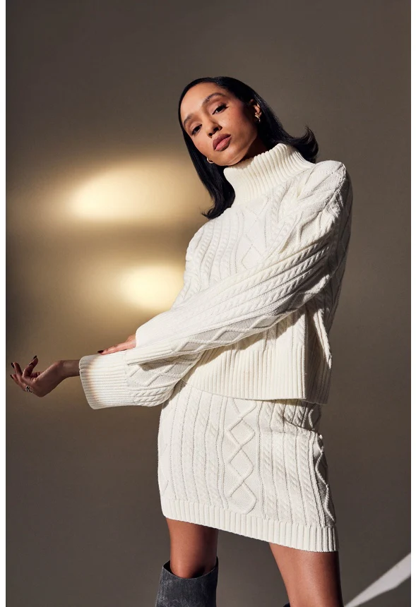Sweater Mini Skirt - Image 5