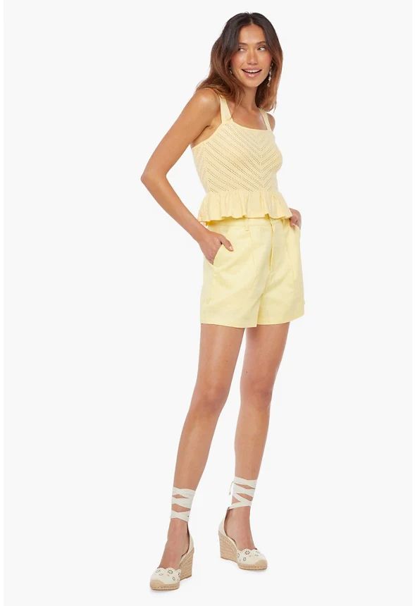 Sweater Peplum Top - Image 3