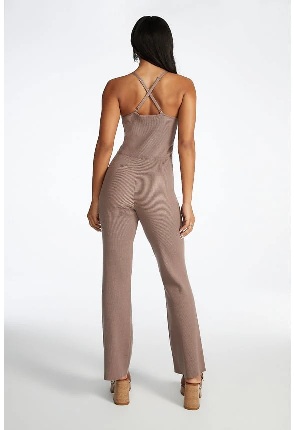Sweater Ribbed Jumpsuit - Image 4
