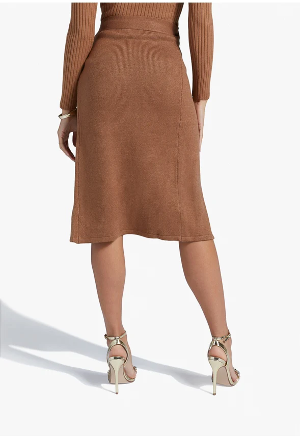 Sweater Wrap Skirt - Image 2