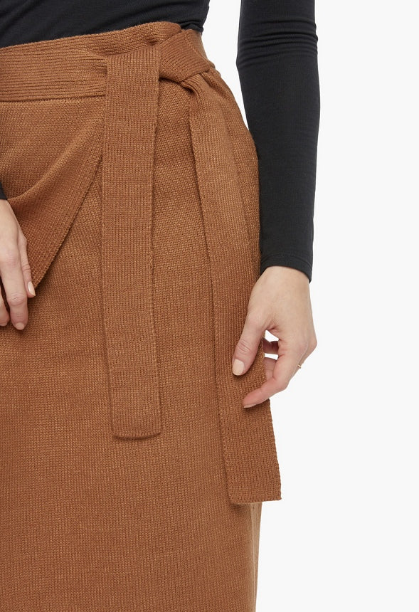 Sweater Wrap Skirt - Image 4