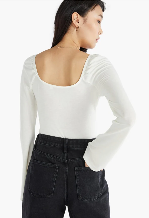 Sweetheart Neck Bodysuit - Image 2