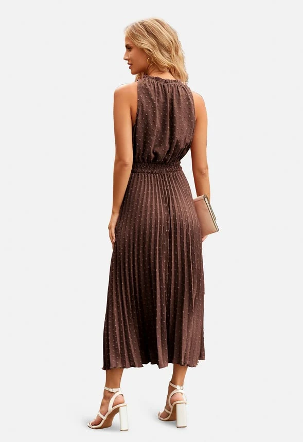 Swiss Dot Midi Sun Dress - Image 3