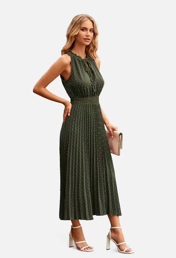 Swiss Dot Midi Sun Dress