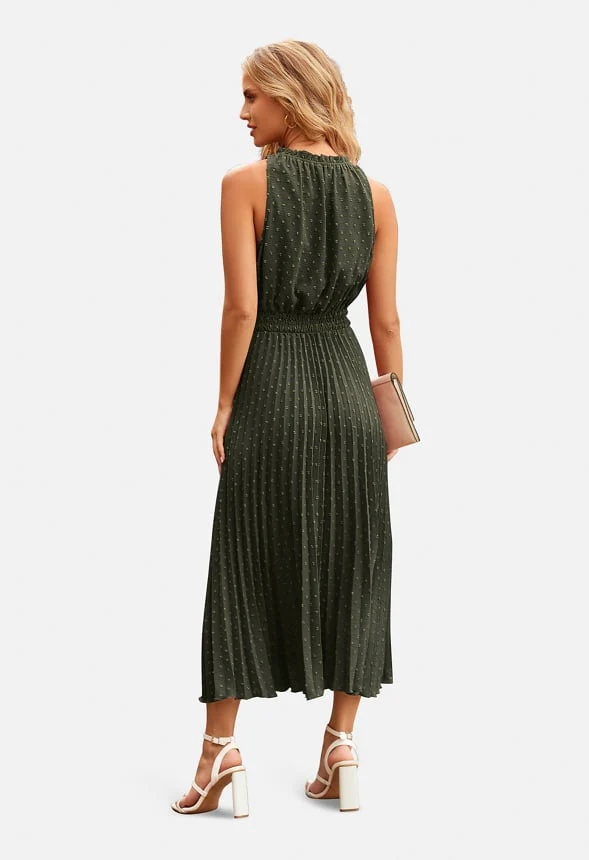 Swiss Dot Midi Sun Dress - Image 3