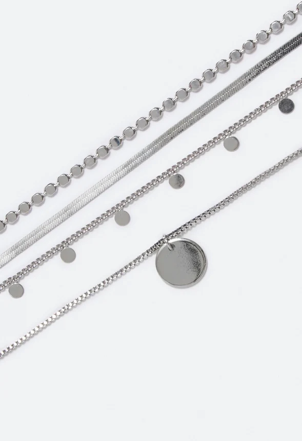 Sylvie Layered Coin Necklace - Image 3