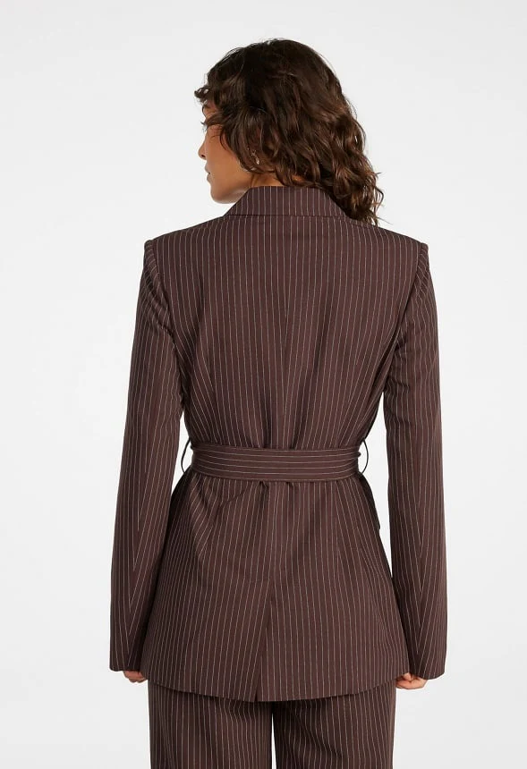 Tailored Belted Blazer - Image 4