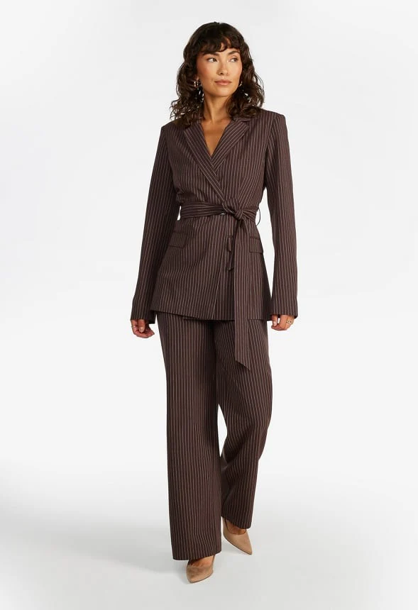 Tailored Belted Blazer - Image 6