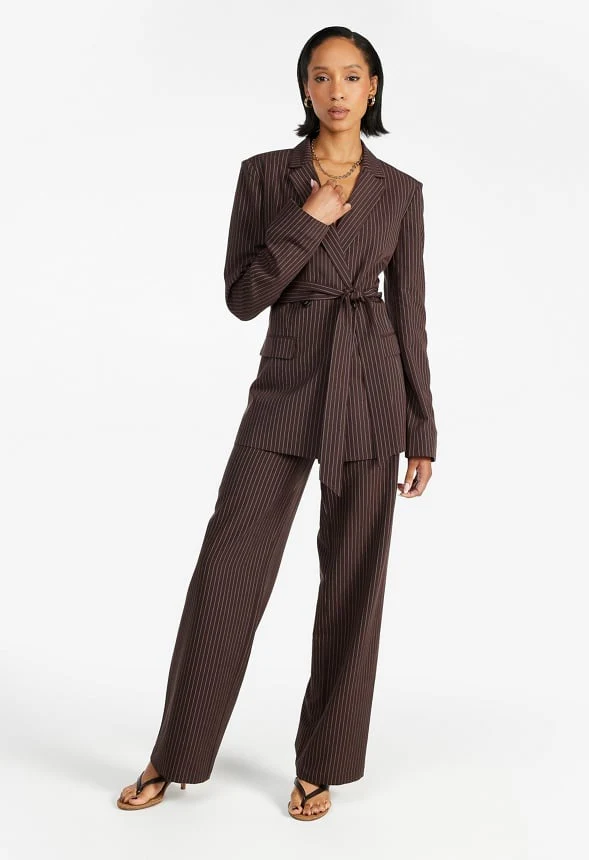 Tailored Belted Blazer - Image 7