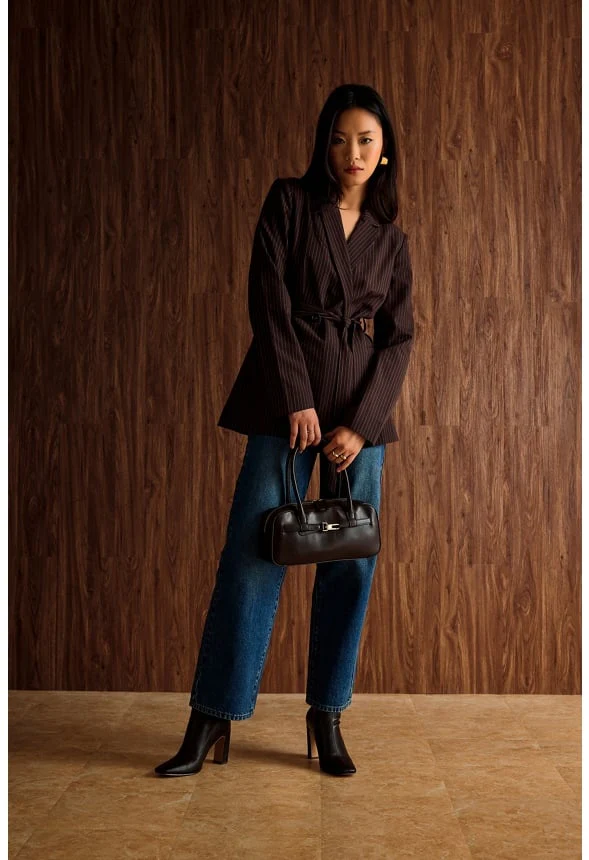 Tailored Belted Blazer - Image 8