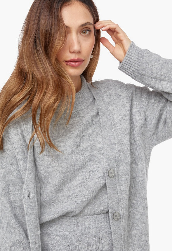 Tailored Lounge Cardigan - Image 4
