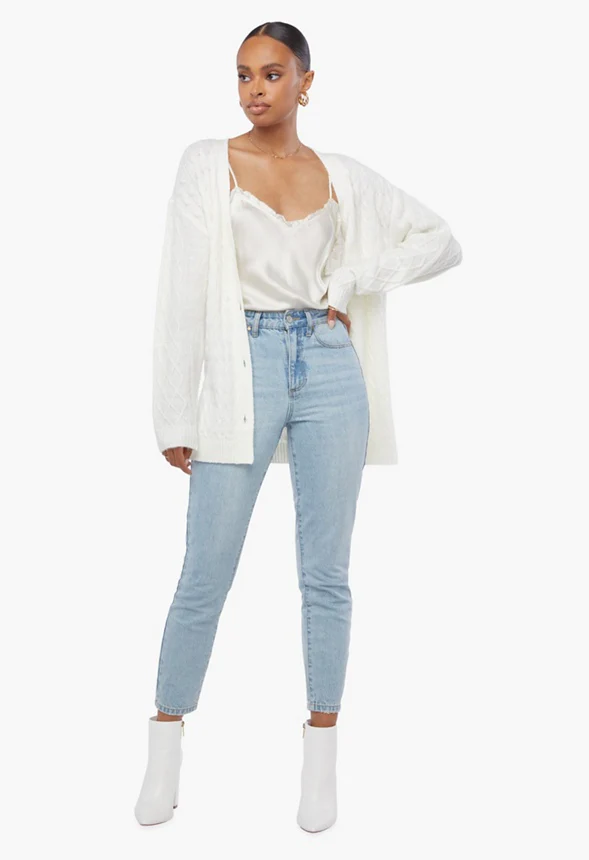 Tailored Lounge Cardigan - Image 3