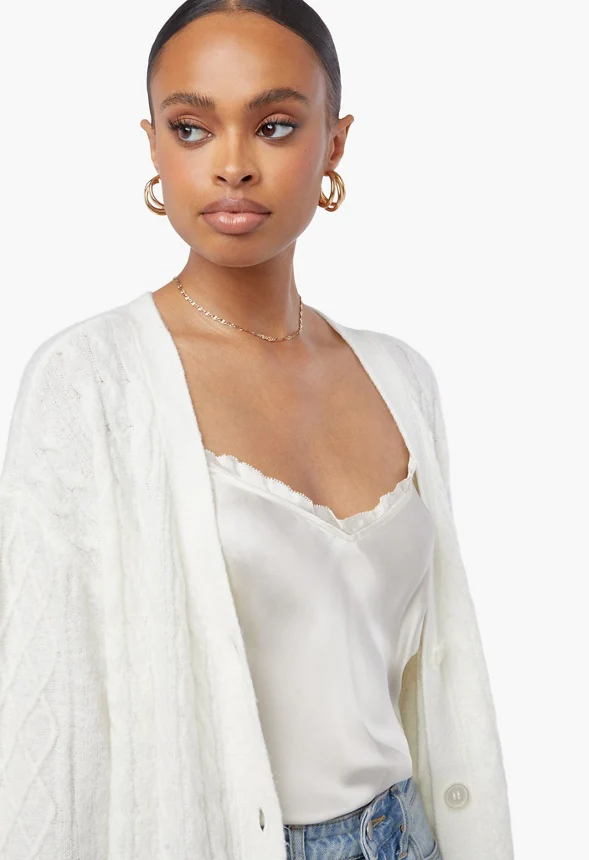 Tailored Lounge Cardigan - Image 4