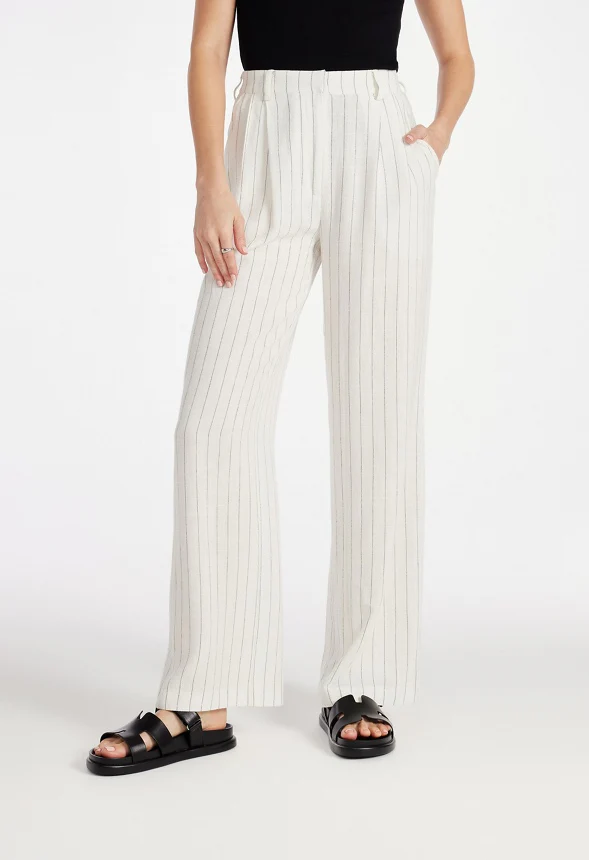 Tailored Wide Leg Trousers