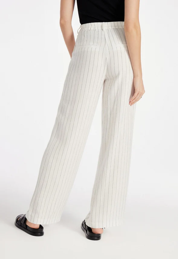 Tailored Wide Leg Trousers - Image 2