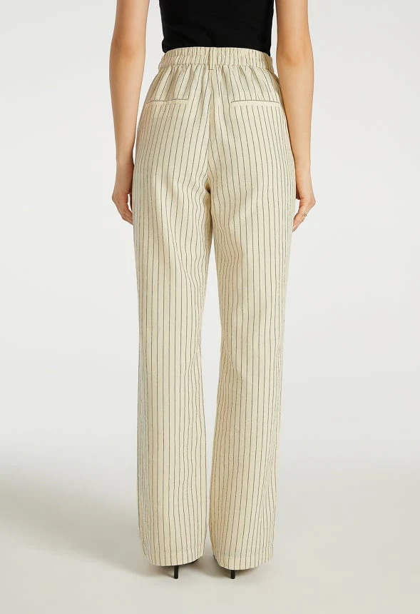 Tailored Wide Leg Trousers - Image 3