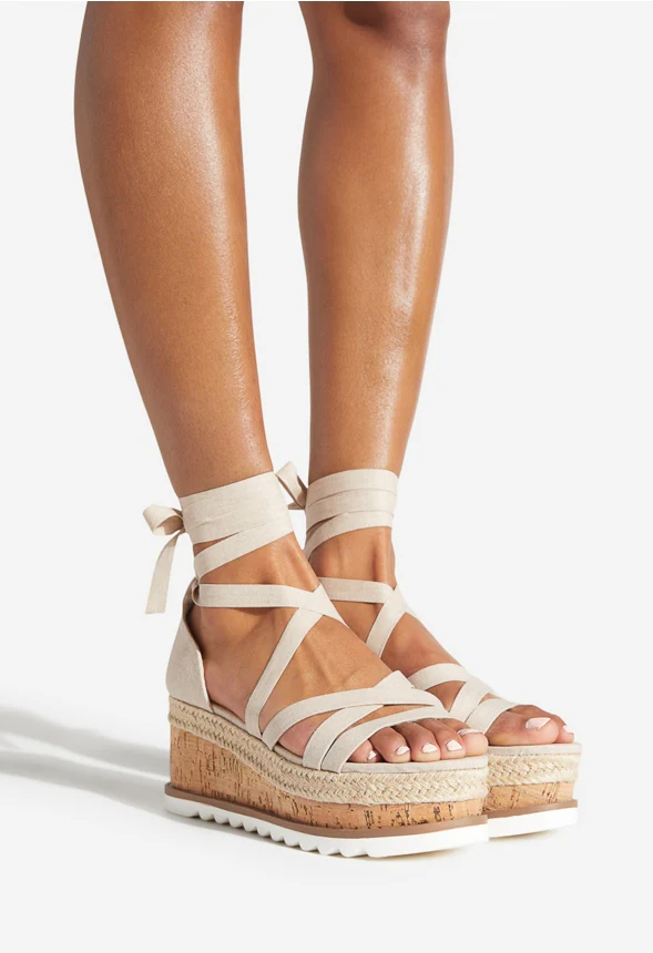 Tandice Lace Up Platform Wedge - Image 3