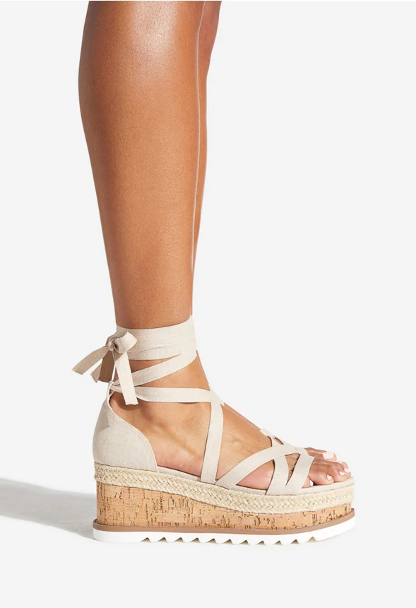 Tandice Lace Up Platform Wedge - Image 4