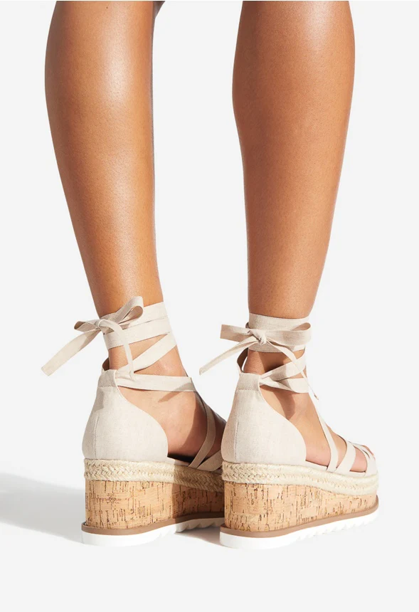 Tandice Lace Up Platform Wedge - Image 5