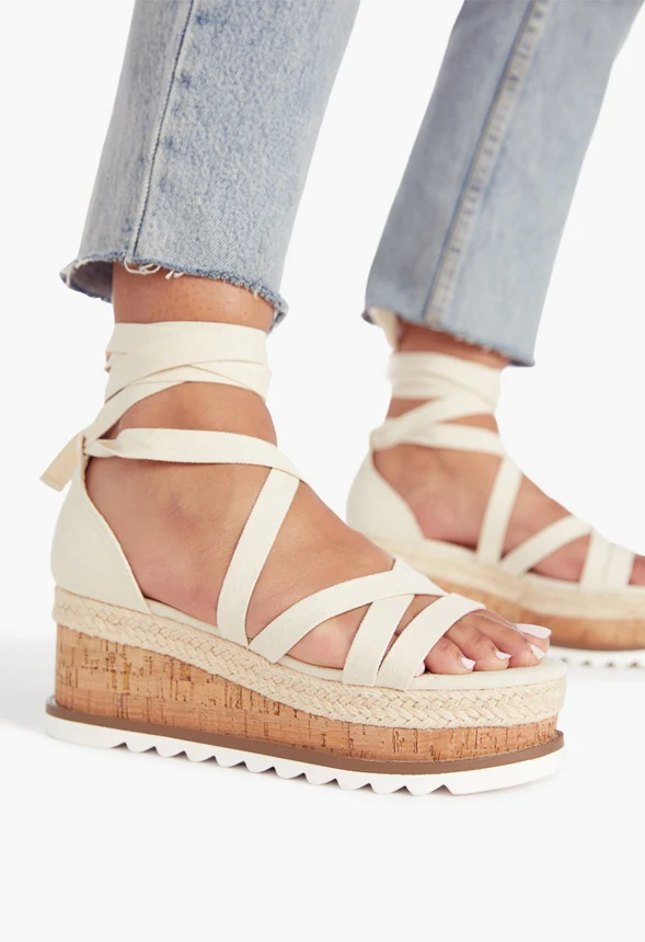 Tandice Lace Up Platform Wedge - Image 6
