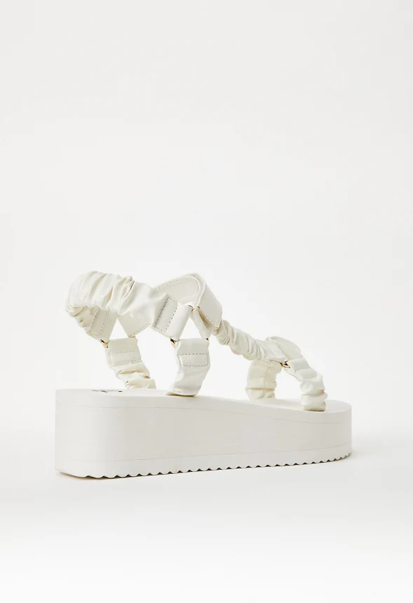 Taneisa Ruched Strap Wedge - Image 4