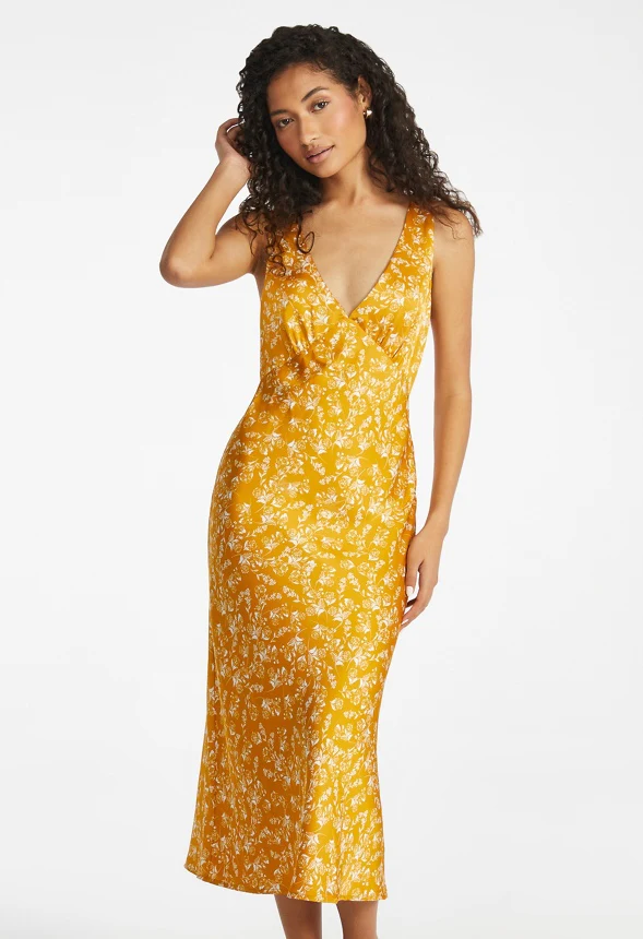 Tank Midi Slip Dress - Image 5