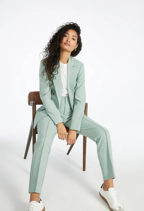 Tapered Crop Trousers - Image 4