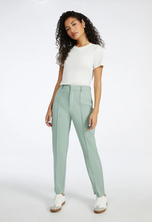 Tapered Crop Trousers - Image 5