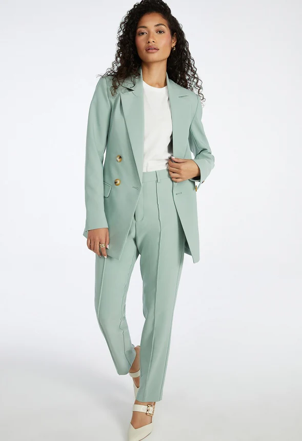 Tapered Crop Trousers - Image 6