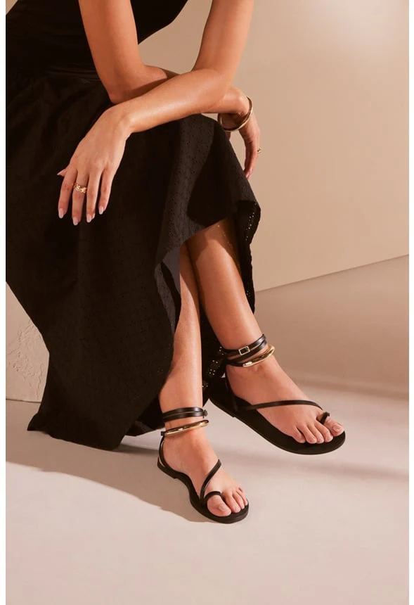 Tara Flat Sandal - Image 6