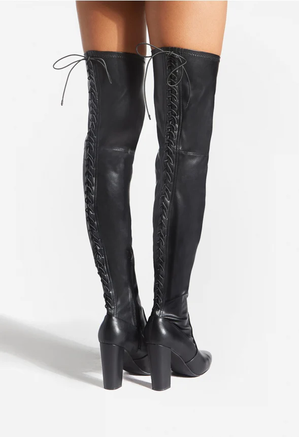 Tayson High Block Heel Boot - Image 4
