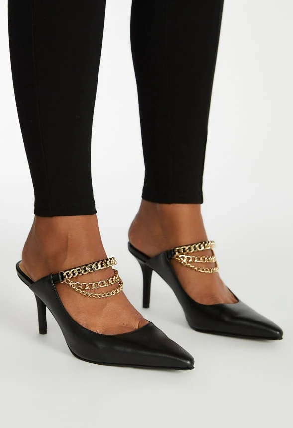 Tereza Low Heeled Mule - Image 2
